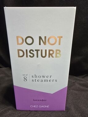 Chez Gagné Do Not Disturb Lavender Shower Steamers - Purple
